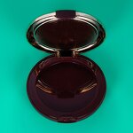 Compact Powder Case - Manufacturer Round Pink Custom Logo Double Layers Mirrored