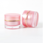 Cosmetic Jar - Manufacturer Low MOQ Pink Skincare Lip Scrub Plastic Packaging Jar