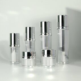 Cosmetic Jar - Manufacturer Silver Luxury Acrylic Empty Cream Cosmetic Pot Skincare