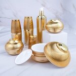 Cosmetic Bottle - Manufacturer 30ml-120ml Gold Acrylic Lotion Pump Sprayer Skin Care