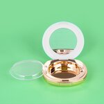 Compact Powder Case - Manufacturer High Quality Round Empty Pressed With Mirror