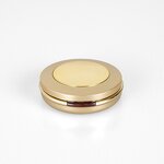 Compact Powder Case - Manufacturer Luxury Gold Empty Makeup Pressed Powder Box