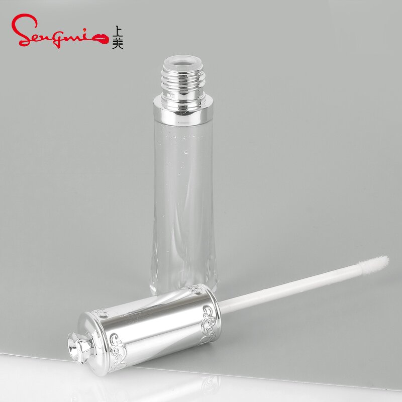Lip Gloss Tube - Manufacturer Diamond Wand Silver Empty Private Label Lipgloss