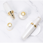 Cosmetic Bottle - Manufacturer 30ml-120ml Pearl White Golden Acrylic Lotion Cream Jars