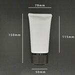 Cosmetic Tube - Manufacturer Hot Sale Facial Cleanser Hand Cream Screw Cap Screen