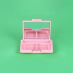 Eyeshadow Case - Manufacturer Recyclable Embossing Pink Black 2 Color Eyebrow