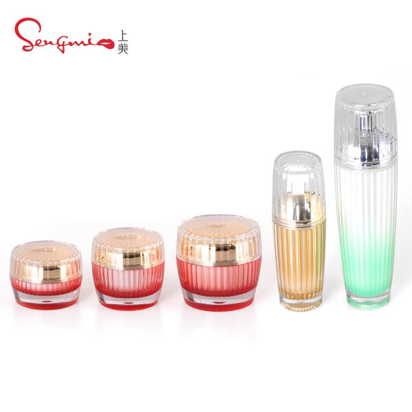 Cosmetic Set - Manufacturer 15g-50g Jar 20ml-100ml Bottle Acrylic Cream Toner Custom