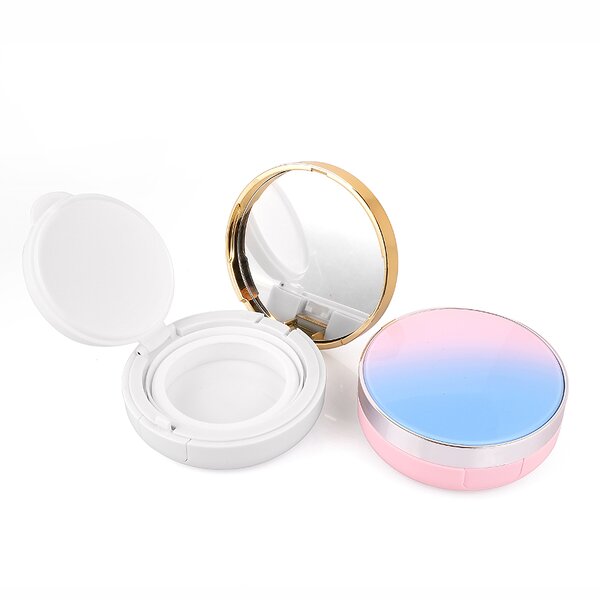 Air Cushion Case - Manufacturer Indonesia Korean BB Cream Round With Mirror