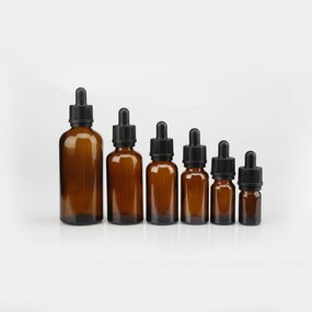 Serum Bottle - Manufacturer 30ml Amber Frosted Clear Glass Face Oil Dropper Pipette