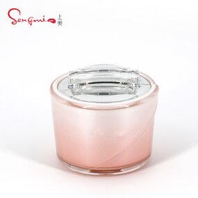Cosmetic Jar - Manufacturer Sengmi Pink 15g Acrylic 53x59mm Empty Cosmetic Jar