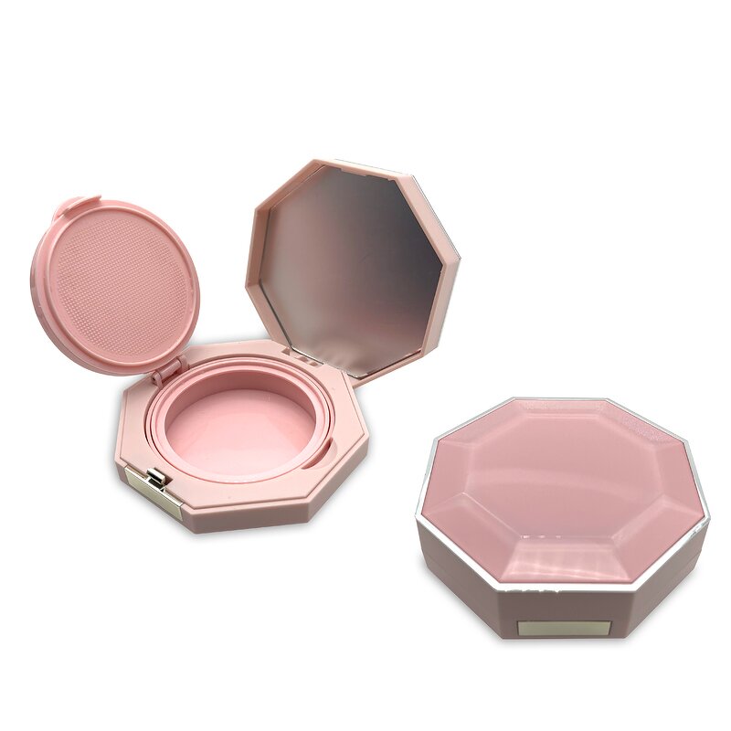 Air Cushion Case - Manufacturer Factory Supply Octagon Shape Empty Makeup Case