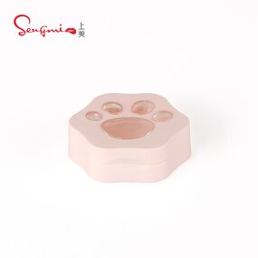 Compact Powder Case - Manufacturer 3.5g Cat Paw Shape Pink Magnetic Blush Container