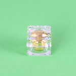 Cosmetic Set - Manufacturer 5g-50g Jar 15ml-100ml Square Matte Black Gold Plastic Set