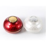 Cosmetic Jar - Manufacturer 30g White Red Acrylic Cream Plastic Cap Skincare Packaging