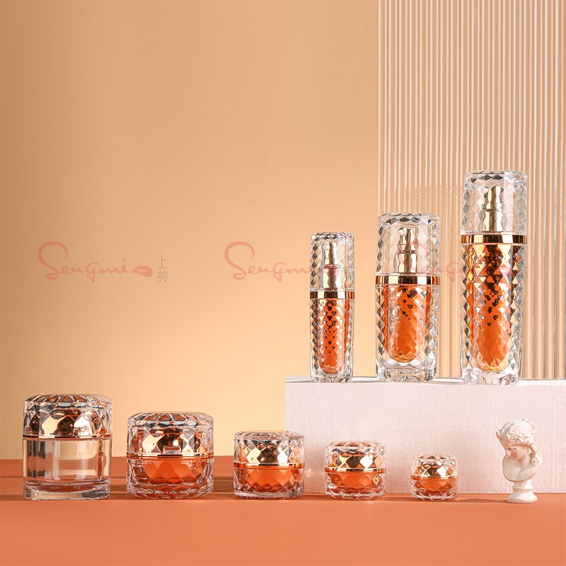 Cosmetic Jar - Manufacturer 5ml Double Wall Acrylic Luxury Mini Eye Cream Empty Jar