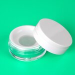 Loose Powder Jar - Manufacturer 25g White With Sifter Mirror Sponge Powder Puff