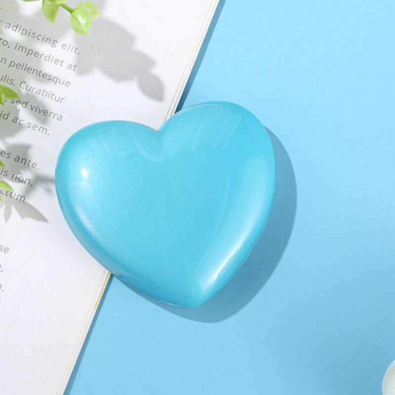 Compact Powder Case - Manufacturer Cute Heart Shape Kid Cosmetic Press Packaging