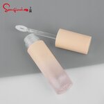 Lip Gloss Tube - Manufacturer High-Grade Gradient Pink DIY Lip Gloss With Wands