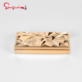 Eyeshadow Palette - Manufacturer Golden Shiny OEM Custom Logo Square Luxury