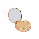 Compact Powder Case - Manufacturer Luxury Round Gold Rose Flower Engraved With Mirror