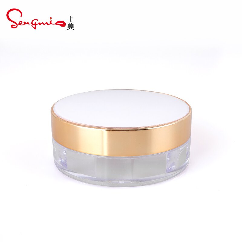 Loose Powder Case - Manufacturer W473 Customized Basic ABS AS Plastic Powder Case