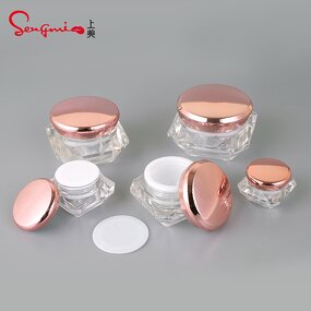 Cosmetic Jar - Manufacturer 5g-30g Clear Plastic Nail Cream Acrylic Diamond Pot With Lid