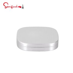 Compact Powder Case - Manufacturer Double Insert Square Powder Sponge Foundation