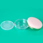 Loose Powder Case - Manufacturer 35g Luxury Empty Plastic Container With Mirror