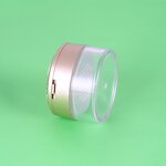 Loose Powder Box - Manufacturer 50g Gold Lip Butterfly Clear Acrylic Setting Powder