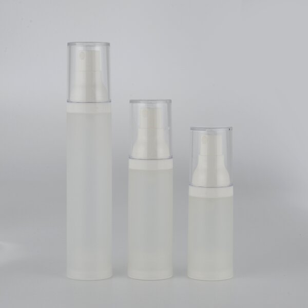 Airless Bottle - Manufacturer 15ml-50ml White Acrylic Atomizer Airless Cream Pump