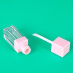 Lip Gloss Tube - Manufacturer Elegant Pink Top Empty Lip Gloss Case Container