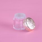Loose Powder Jar - Manufacturer 5g Hot Sale Gold Lid Portable Plastic With Sifter