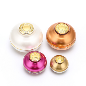 Cosmetic Jar - Manufacturer 5g-50g Gold Shiny Acrylic Skincare Cream Luxury Container