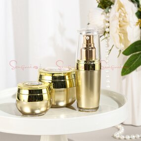 Cosmetic Jar - Manufacturer 5g Multi-color Acrylic Luxury Cosmetic Sample Eye Cream Pot