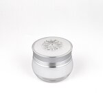 Cosmetic Jar - Manufacturer 10g-30g White Golden Round Acrylic Plastic Cream Packaging