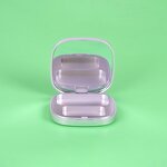Compact Powder Case - Manufacturer Double Insert Square Powder Sponge Foundation