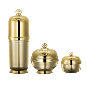 Cosmetic Bottle - Manufacturer 30ml Luxury Acrylic Golden Empty Cosmetic Lotion Bottle