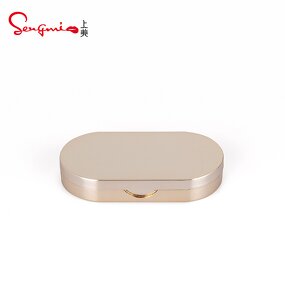 Eyeshadow Palette - Manufacturer Custom Gold 2 Color Empty Eyebrow Makeup Case