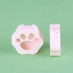 Compact Powder Case - Manufacturer 3.5g Cat Paw Shape Pink Magnetic Blush Container