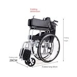 Wheelchair Manufacturer - Folding Portable Scooter Manual Steel
