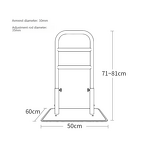 Bed Rail Manufacturer - Hot Sale Dual Bar Adjustable Metal Pad Guard