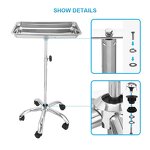 Instrument Cart Manufacturer - Movable Stainless Steel for Hair Salon