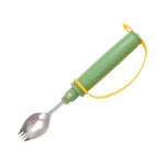 Tableware Set Manufacturer - Green Utensils with Soft Rubber Handles