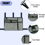 Saddle Bag Manufacturer - Multi-Color Reflective 4-Pocket for Wheelchair