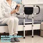 Bed Rail Manufacturer - Stand Alone Surround Support Grab Bar Adjustable