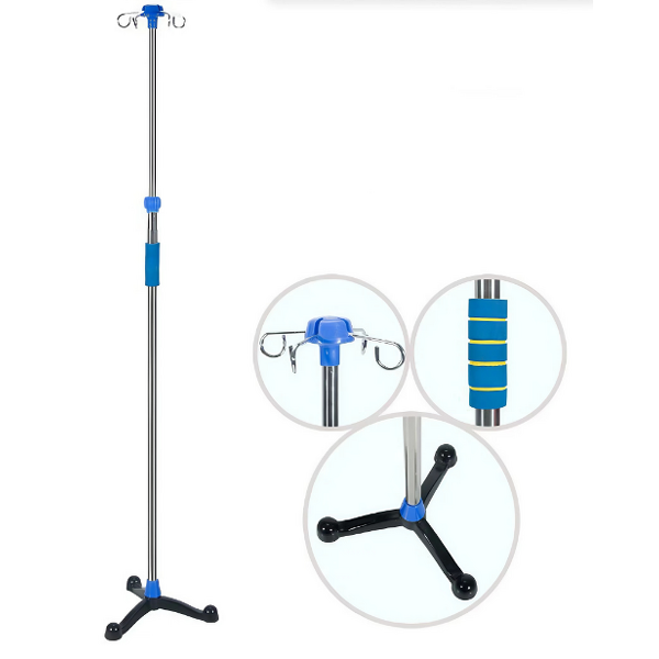 IV Pole Manufacturer - Portable Medical Stand Adjustable Stainless
