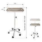 Instrument Cart Manufacturer - Movable Stainless Steel for Hair Salon