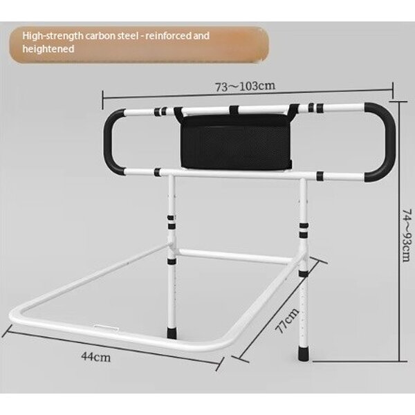 Bed Guardrail Manufacturer - Foldable Stainless Steel Anti-fall