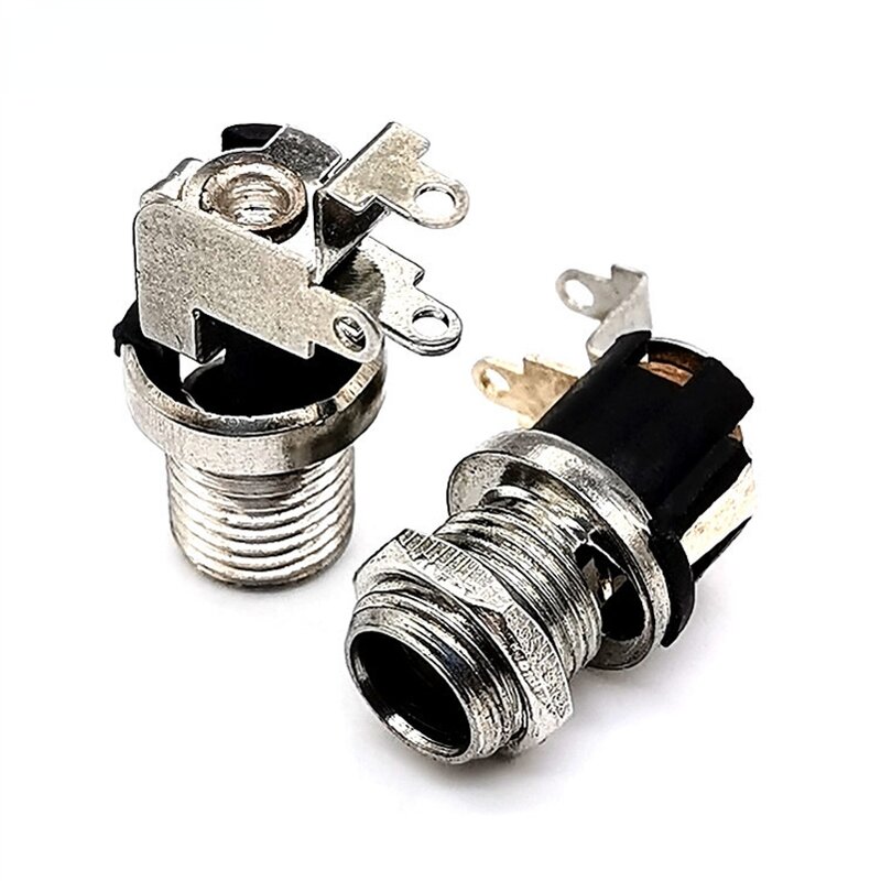 DC Power Jack - Manufacturer DC-025M 5.5*2.1mm 3P 8.5mm PCB Panel Mount