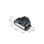 Connector Housing - Manufacturer MG640945-5 KET Automotive Plastic Case